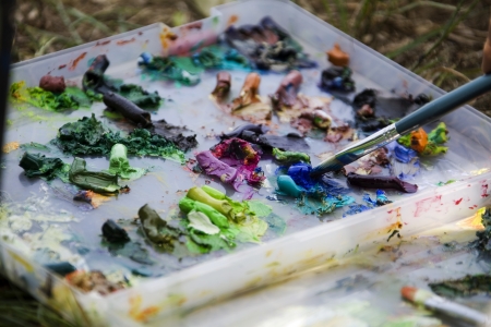 Paint colorsの写真素材