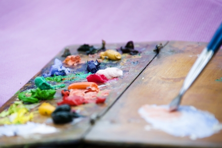 Paint colorsの写真素材