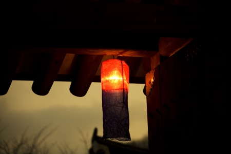 Traditional lamps in Korea,Cheongsachorong  の写真素材
