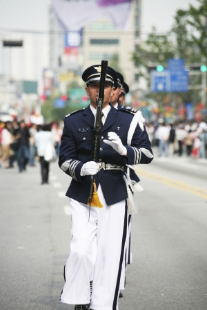 Traditional festivals in south korea , Seoul  Festival parades のeditorial素材