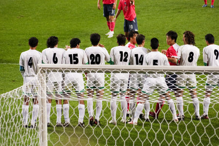 Sangam  Stadium football game in South Korea 