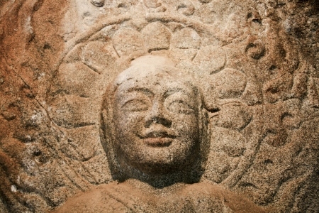 Historical district in South Korea,Buddhaの写真素材