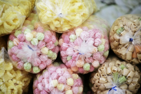 Traditional food in Korea,Popcornの写真素材