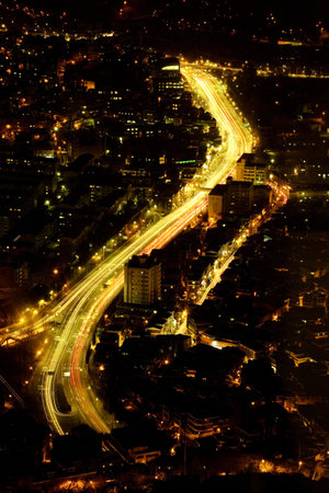 Beautiful night view of Seoul in South Korea