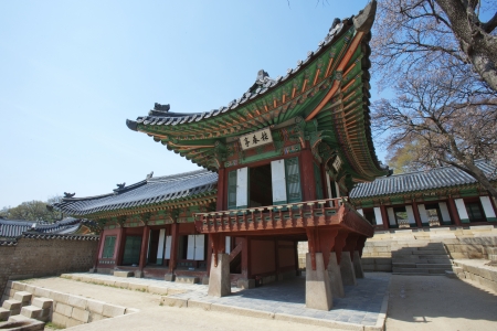 Palace in south korea,Changdeokgung  のeditorial素材