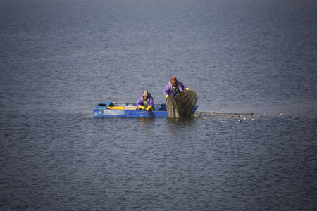 South Korea beautiful Sihwaho  fishing 