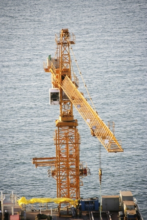 Ulsan" shipyard in south korea Industrial Complex"の写真素材