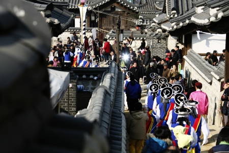 Full Moon Festival in South Korea,Daeboreum のeditorial素材