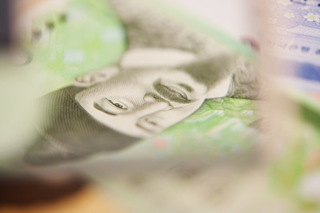 Money in south koreaの写真素材