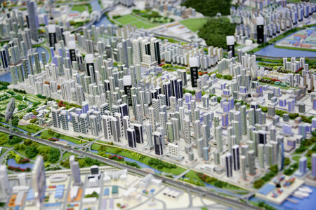 Miniature City Model