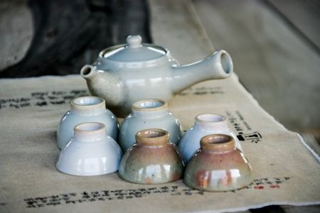Traditional Tea in south korea,Dagi"set"の写真素材