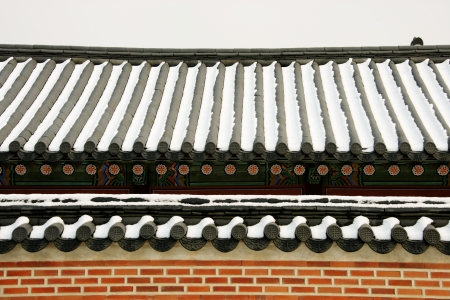 Gyeongbokgung" Palace in South Korea"の写真素材