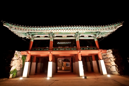 Traditional village in South Korea,Naganeupseong の写真素材