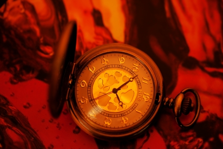 Antique pocket watch.の写真素材