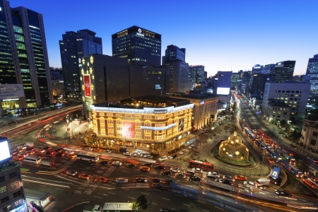 Beautiful night view of Seoulのeditorial素材