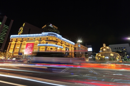 Beautiful night view of Seoulのeditorial素材