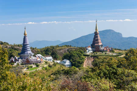 Place leisure travel, Doi Inthanon national park of Thailandの写真素材