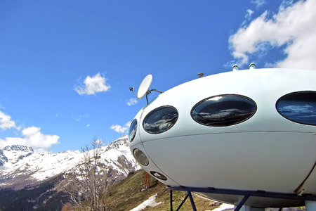 Futuro House in Dombayのeditorial素材