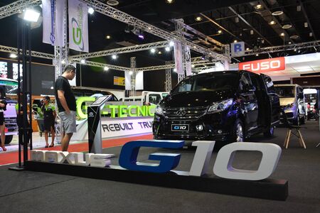PASAY, PH - AUG. 17: Maxus G10 van on August 17, 2018 at Transport and Logistics in World Trade Center Metro Manila, Pasay, Philippines.のeditorial素材