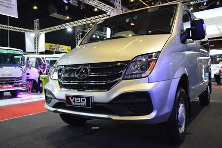 PASAY, PH - AUG. 17: Maxus V80 van on August 17, 2018 at Transport and Logistics in World Trade Center Metro Manila, Pasay, Philippines.のeditorial素材