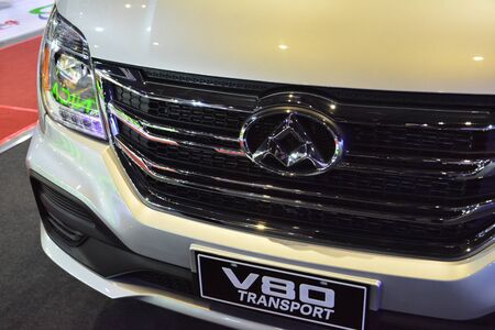 PASAY, PH - AUG. 17: Maxus V80 van on August 17, 2018 at Transport and Logistics in World Trade Center Metro Manila, Pasay, Philippines.のeditorial素材