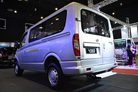 PASAY, PH - AUG. 17: Maxus V80 van on August 17, 2018 at Transport and Logistics in World Trade Center Metro Manila, Pasay, Philippines.のeditorial素材
