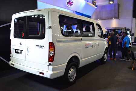 PASAY, PH - AUG. 17: Maxus V80 van on August 17, 2018 at Transport and Logistics in World Trade Center Metro Manila, Pasay, Philippines.のeditorial素材