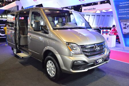 PASAY, PH - AUG. 17: Maxus V80 van on August 17, 2018 at Transport and Logistics in World Trade Center Metro Manila, Pasay, Philippines.のeditorial素材