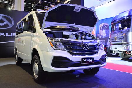 PASAY, PH - AUG. 17: Maxus V80 van on August 17, 2018 at Transport and Logistics in World Trade Center Metro Manila, Pasay, Philippines.のeditorial素材