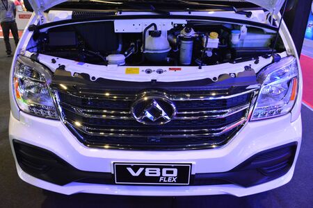 PASAY, PH - AUG. 17: Maxus V80 van on August 17, 2018 at Transport and Logistics in World Trade Center Metro Manila, Pasay, Philippines.のeditorial素材