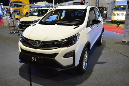 PASAY, PH - AUG. 17: BYD on August 17, 2018 at Transport and Logistics in World Trade Center Metro Manila, Pasay, Philippines.のeditorial素材