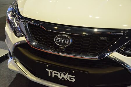 PASAY, PH - AUG. 17: BYD Tang sports utility vehicle on August 17, 2018 at Transport and Logistics in World Trade Center Metro Manila, Pasay, Philippines.のeditorial素材