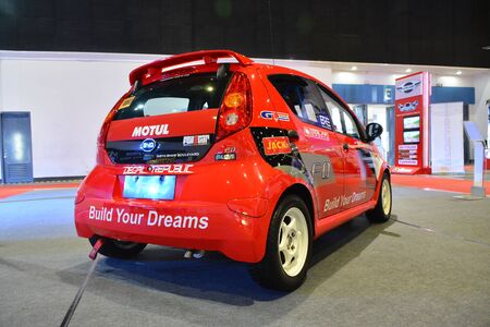 PASAY, PH - AUG. 17: BYD F0 compact car on August 17, 2018 at Transport and Logistics in World Trade Center Metro Manila, Pasay, Philippines.のeditorial素材
