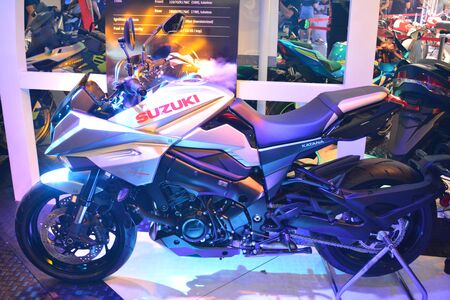 PASIG, PH - SEPT. 29: Suzuki Katana motorcycle at Philippine Moto Heritage Weekend on September 29, 2019 in Metrotent Convention Center, Pasig, Philippines.のeditorial素材