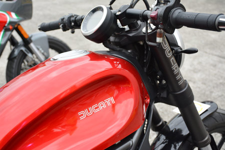PASIG, PH - SEPT. 29: Ducati motorcycle at Philippine Moto Heritage Weekend on September 29, 2019 in...