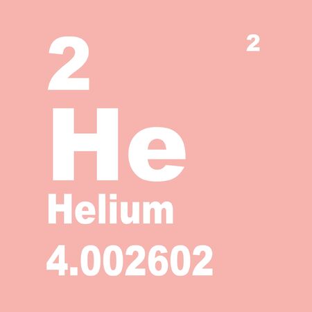Helium is the chemical element with atomic number 2.の写真素材