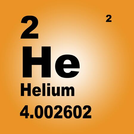 Helium is the chemical element with atomic number 2.の写真素材