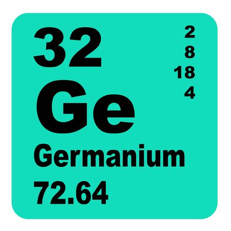 Germanium is a chemical element with symbol Ge and atomic number 32.の写真素材