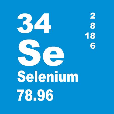 Selenium is a chemical element with symbol Se and atomic number 34の写真素材