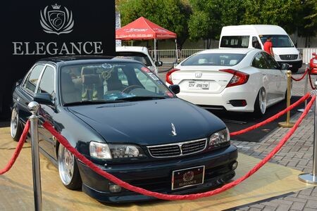 PASAY, PH - DEC. 7: Toyota Corolla at Bumper to Bumper 15 car show on December 7, 2019 in Mall of Asia Concert Grounds, Pasay, Philippines.のeditorial素材