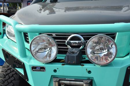 PASAY, PH - DEC. 7: Nissan Navara pick up at Bumper to Bumper 15 car show on December 7, 2019 in Mall of Asia Concert Grounds, Pasay, Philippines.のeditorial素材