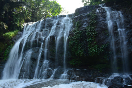 Hinulugang Taktak water falls in Antipolo, Philippines