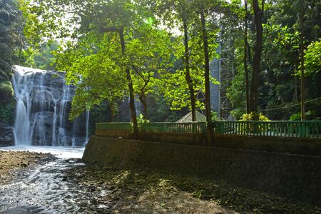 RIZAL, PH - NOV. 30: Hinulugang Taktak falls view on November 30, 2019 in Antipolo, Rizal, Philippines.のeditorial素材