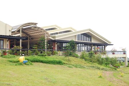 CAVITE, PH - OCT. 10: Center for Community Transformation (CCT) function hall facade on October 10, 2015 in Cavite, Philippines. CCT serves as a spiritual and professional development retreat for people.のeditorial素材