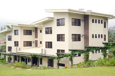 CAVITE, PH - OCT. 10: Center for Community Transformation (CCT) dormitory facade on October 10, 2015 in Cavite, Philippines. CCT serves as a spiritual and professional development retreat for people.のeditorial素材