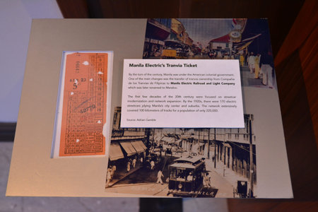 MANILA, PH - JAN 3: Chinatown Museum Tramvias de Manila ticket on January 3, 2020 in Manila,...