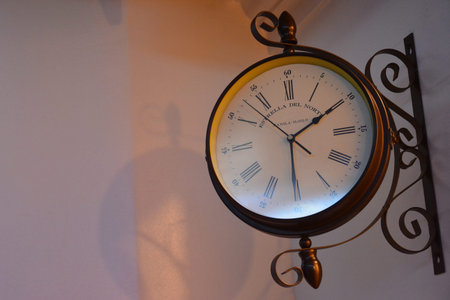 MANILA, PH - JAN 3: Estrella Del Norte vintage clock at Chinatown Museum on January 3, 2020 in...