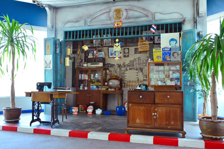BANGKOK, TH - DEC 14: Thai store facade on December 14, 2016 in Bangkok, Thailand.のeditorial素材