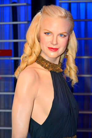 BANGKOK, TH - DEC 13: Nicole Kidman wax figure at Madame Tussauds on December 13, 2016 in Bangkok, Thailand.のeditorial素材