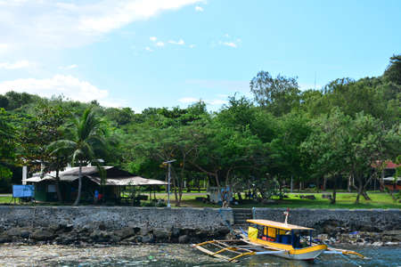 CAVITE, PH - DEC. 3: Corregidor island boat dock on December 3, 2016 in Cavite, Philippines. Corregidor is an island located at the entrance of Manila Bay.のeditorial素材